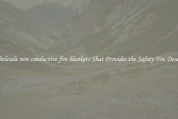 Wholesale non conductive fire blankets That Provides the Safety You Deserve