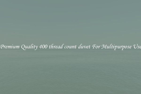 Premium Quality 400 thread count duvet For Multipurpose Use