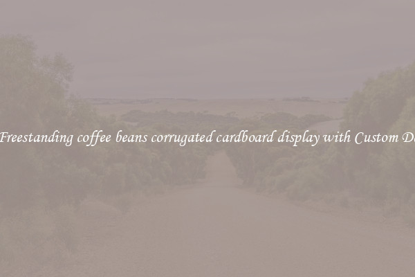 Buy Freestanding coffee beans corrugated cardboard display with Custom Designs
