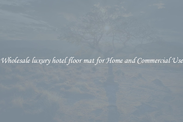 Wholesale luxury hotel floor mat for Home and Commercial Use