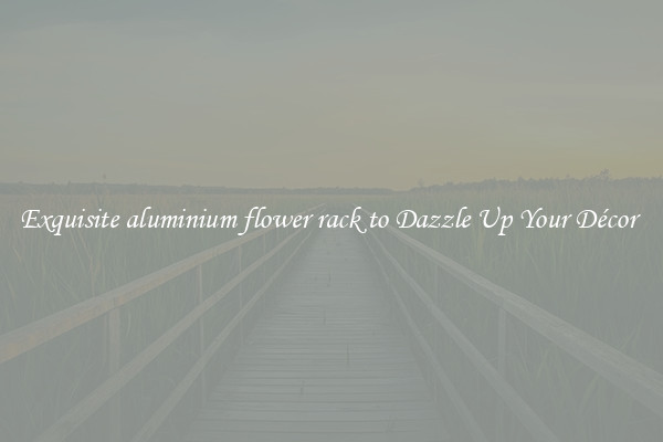 Exquisite aluminium flower rack to Dazzle Up Your Décor 